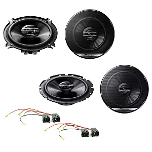Peugeot 207 2006 - 2014 Pioneer Front and Rear Door Speaker Upgrade Kit
