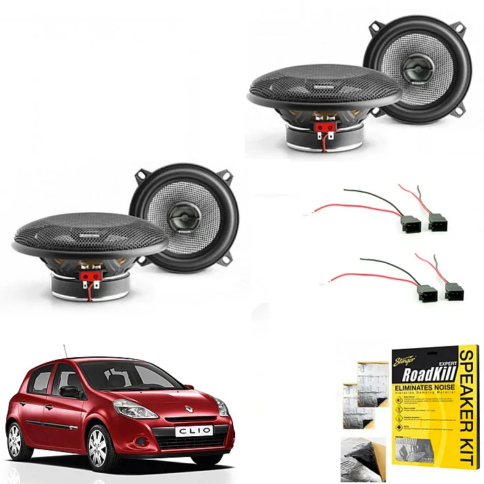 Renault Clio 2005 - 2012 Focal  Front and Rear Speakers Upgrade Kit