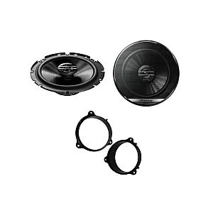 Renault Kangoo 2012-2019 Pioneer Front Door 6.3/4" Coaxial Speaker Upgrade Kit