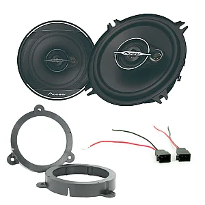 Renault Megane 2008-2012 Pioneer 5" 3 Way Coaxial Car Front or Rear Door Speakers Upgrade Pack