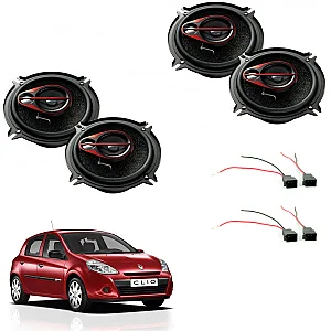 Renault Clio 2005 - 2012 Pioneer Front and Rear Speakers Upgrade Kit