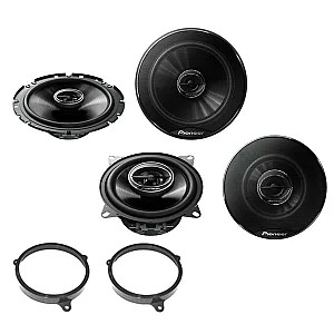 Toyota Yaris 1999 - 2005 6.3/4" 17cm Front Door / Top Dash Speaker Upgrade Kit