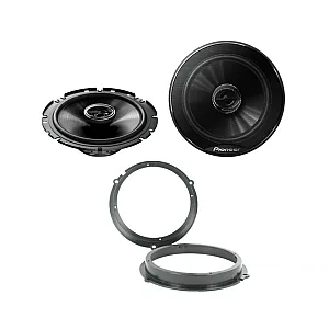 Ford Fiesta 2008> 6.3/4" 17cm Front or Rear Door Car Speaker Upgrade Kit
