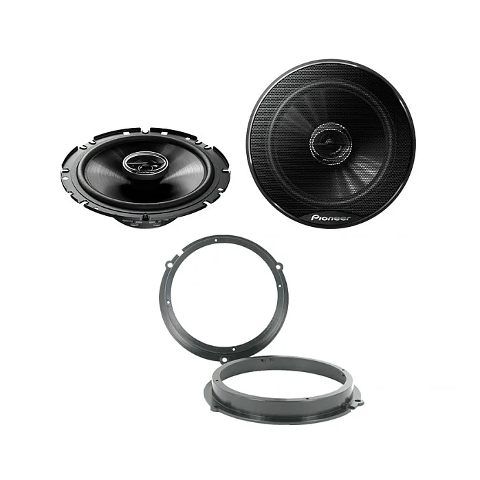 Ford Fiesta 2008> 6.3/4" 17cm Front or Rear Door Car Speaker Upgrade Kit