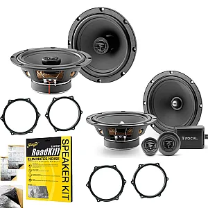 Focal ACX165 + ASE165 Speakers Front And Rear For 6J