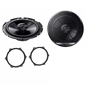Seat Ibiza 2008 - 2014 Pioneer 17cm 6.3/4" 2 Way Front Door Car Speakers Upgrade Kit