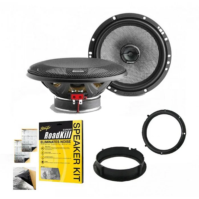 Seat Altea, Arosa, Ibiza, Mii Focal 6.5" Front or Rear Door Car Speakers Upgrade Kit