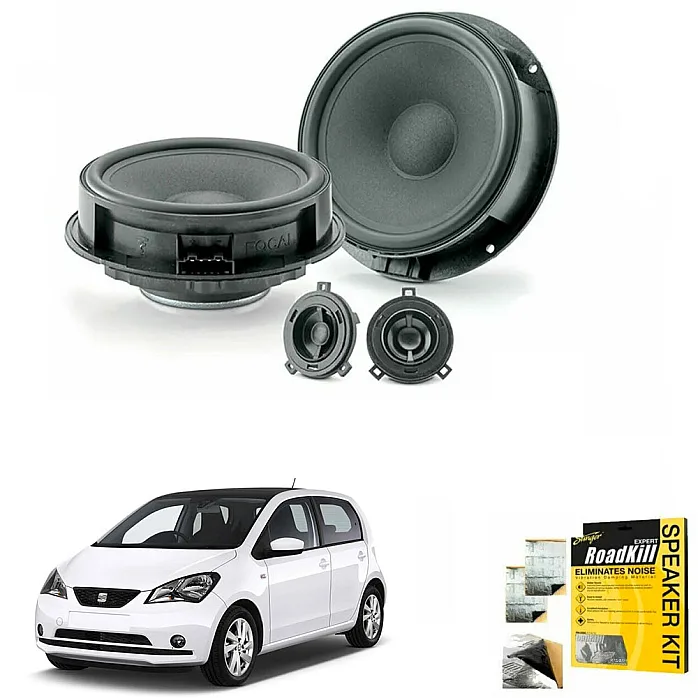 Seat Mii 2012 - 2021 Front Focal Speaker Upgrade Kit