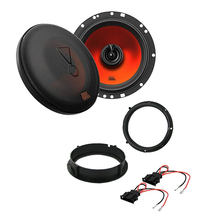 Skoda Citigo 2012-2017 JBL 6.5" 2 Way Coaxial Car Front Door Speakers Upgrade Pack