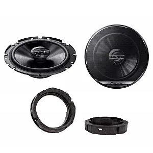 Skoda Octavia Mk2 2004 - 2013 Pioneer 17cm Front Door Speaker Upgrade Kit 300W
