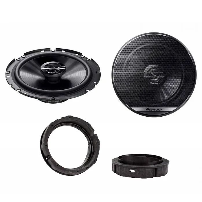 Skoda Fabia Mk2 2007 - 2014 Pioneer 17cm Front Door Speaker Upgrade Kit