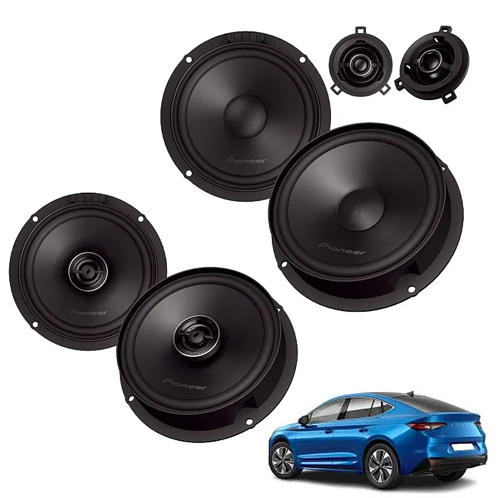 Skoda Enyaq Coupe  2022 > Pioneer Front Component and Rear Coaxial Speaker Upgrade Kit