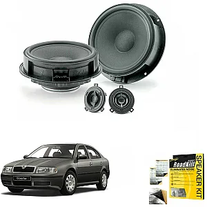 Skoda Octavia I 1996 - 2004 Front Door Focal INSIDE Speaker Upgrade Kit