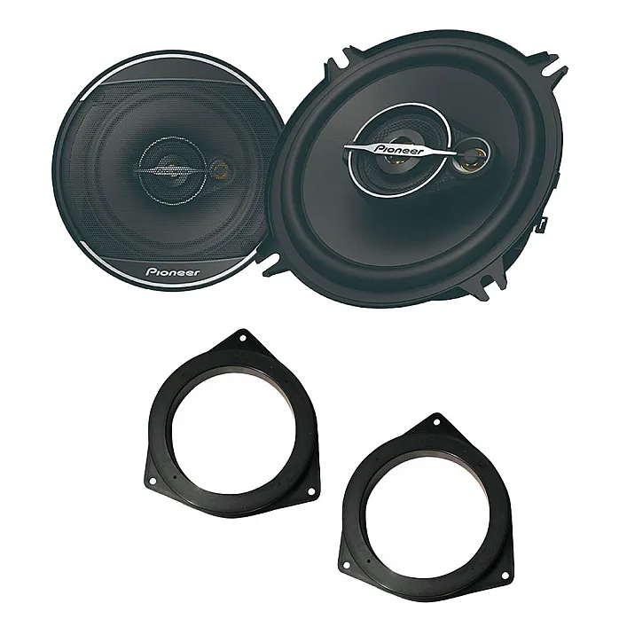 Subaru Impreza WRX 1993> Pioneer 5" 3 Way Coaxial Car Front Door Speakers Upgrade Pack