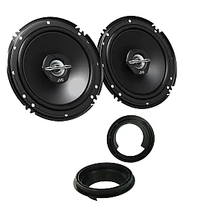 Suzuki Swift 2005-2020 JVC 6.5" 17cm 600 Watt Car 2 Way Coaxial Front/Rear Door Speakers Kit