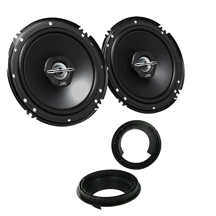 Suzuki Swift 2005-2020 JVC 6.5" 17cm 600 Watt Car 2 Way Coaxial Front/Rear Door Speakers Kit