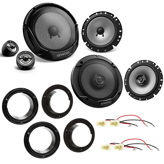 Suzuki Swift (2011-2017) Front And Rear Doors Kenwood 6.5" Speakers Upgrade Pack