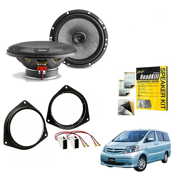 Toyota Alphard (2002-2008) AH-10 Focal 6.5" Front or Rear Speaker Upgrade Pack