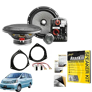 Toyota Alphard 2002 - 2008 AH-10 Focal 6.5" Front or Rear Door Speaker Upgrade Pack