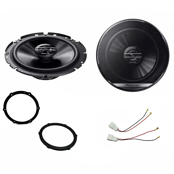 Toyota Aygo Pioneer 17cm Front Door 300W Speaker Upgrade Kit