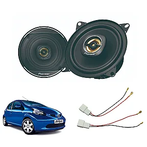 Toyota Aygo 2005 - 2014 Front Top Dash 4" Speaker Upgrade Kit
