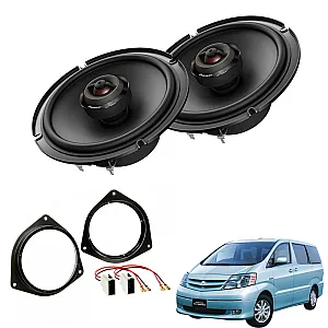 Toyota Alphard 2002 - 2008 AH-10 Pioneer 6.5" Front or Rear Door Speaker Upgrade Pack