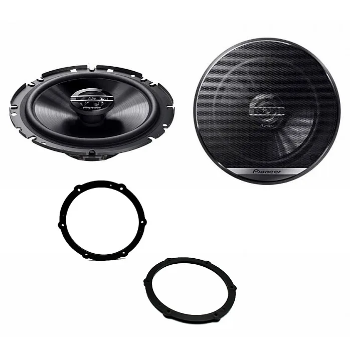 Toyota Aygo 2005 - 2014 Pioneer 17cm Front Door 300W Speaker Upgrade Kit