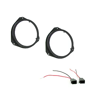 Vauxhall Astra H Car / Van 2005>165mm Front Door Speaker Adaptor With Speaker Adaptor Plugs
