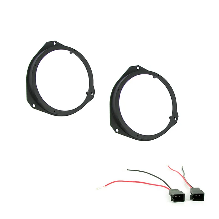 Vauxhall Astra H Car / Van 2005>165mm Front Door Speaker Adaptor With Speaker Adaptor Plugs
