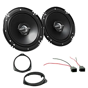 Vauxhall Tigra 1994 - 2000 JVC 6.5" 17CM 600W Car 2 Way Coaxial Front Door Speakers Upgrade Kit