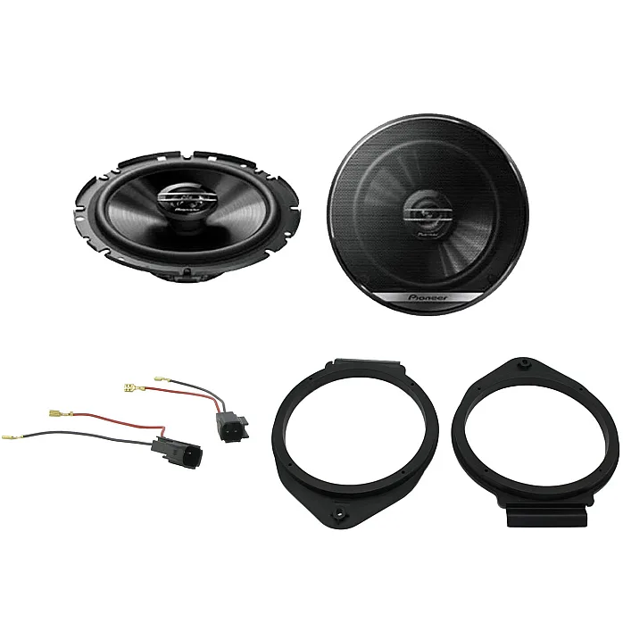 Pioneer 6.3/4" Front or Rear Door Speakers Adaptor Upgrade Kit For Vauxhall