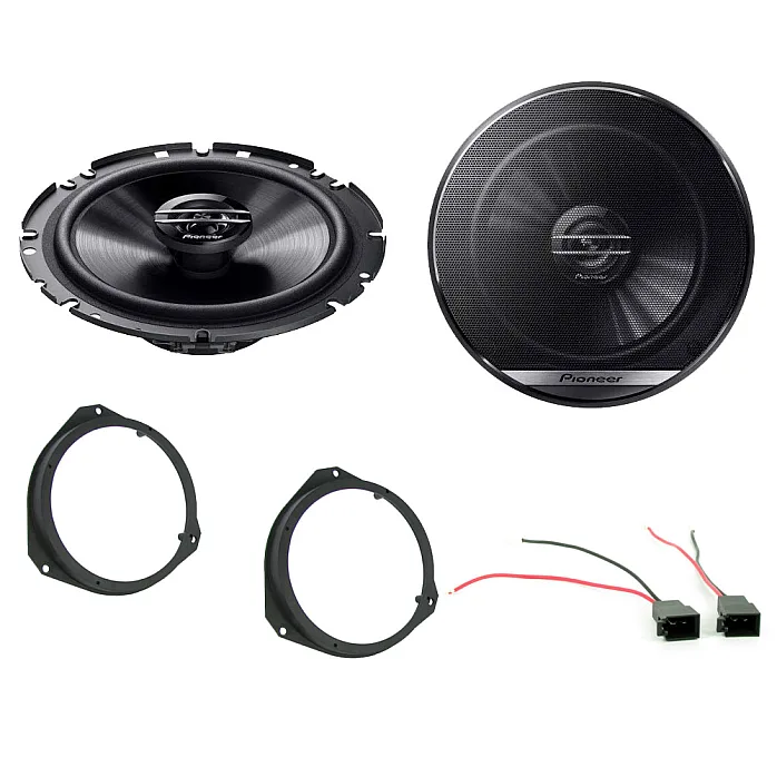 Vauxhall Corsa D 2006-2014 Pioneer 6.3/4" Front Door Speakers Upgrade Kit