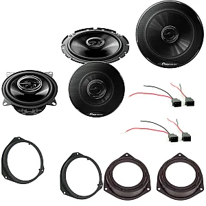 Vauxhall Corsa D 2 Door or 4 Door 2006-2014 Front and Rear Speaker Upgrade Kit Wiring