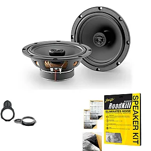 Volkswagen Passat 2005-2015 Focal Auditor 2 Way Coaxial Front Door Car Speaker Upgrade Kit