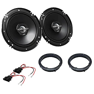 VW Golf 2008-2011 JVC 6.5" 17CM 2 Way Front or Rear Car Door Speakers Upgrade Kit