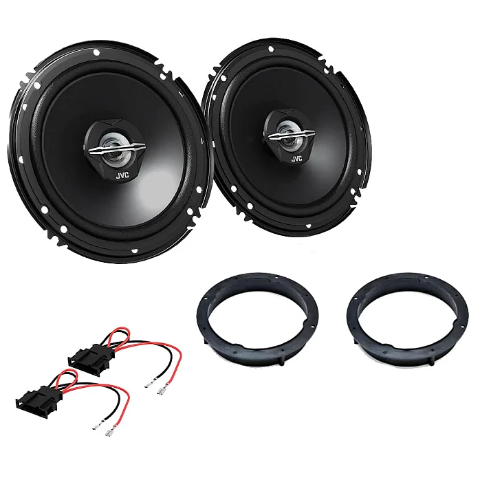 VW Golf 2008-2011 JVC 6.5" 17CM 2 Way Front or Rear Car Door Speakers Upgrade Kit
