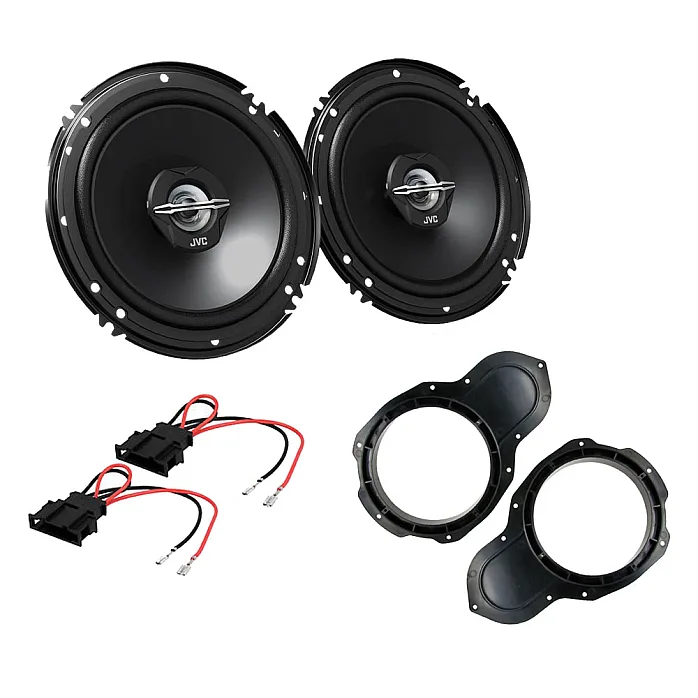 VW Passat B6 2006 - 2009 JVC 6.5" 17CM 600 Watt 2 Way Front Door Car Speakers Upgrade Kit