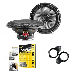 Focal 2 Way Front Door Car Speaker Upgrade Fitting Kit for Volkswagen Passat 2005-2015