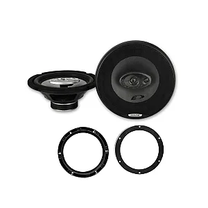 VW Alpine Front Door 8" 20cm 3-way Coaxial Car Speaker Upgrade Kit