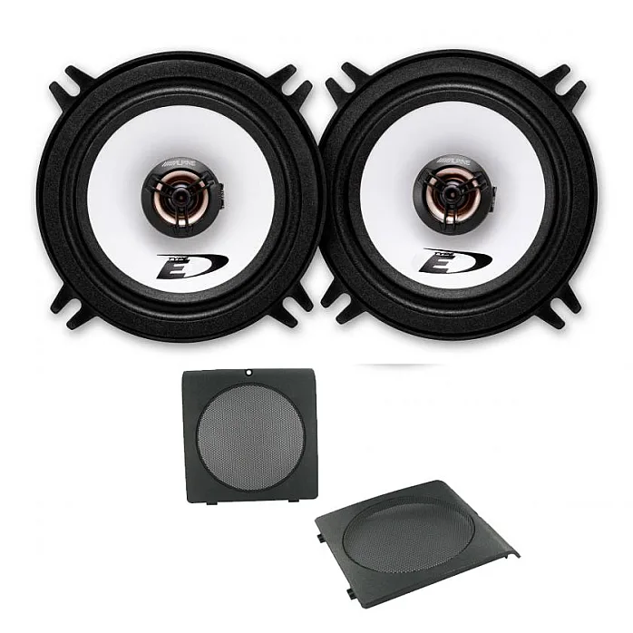 Alpine VW Golf, Jetta 5.25" 13cm 2 Way 400W (Pair) Car Front Door Speaker Upgrade Kit