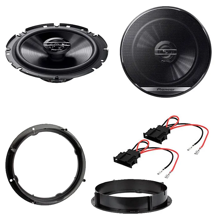VW Golf MK6/MK7 Pioneer 17cm Front or Rear Door Speaker Upgrade Kit with Wiring Adaptors