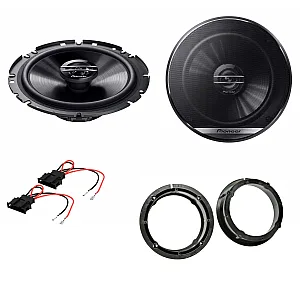 Seat Pioneer 2 Way Front or Rear Doors Car Speakers Upgrade Kit