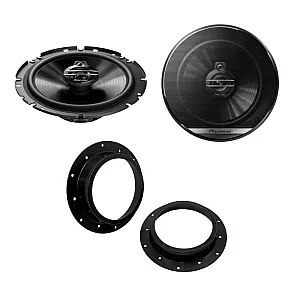 VW Transporter T5 Front Door Pioneer Car Speakers Upgrade Kit