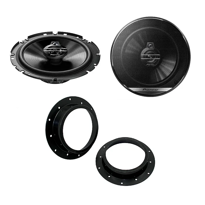 VW Transporter T5 Front Door Pioneer Car Speakers Upgrade Kit