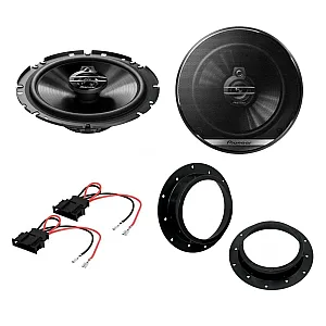 Volkswagen Pioneer 6.3/4" Front Door Speaker & Adaptor Upgrade Kit