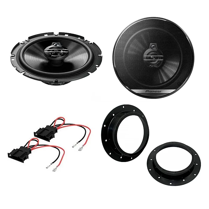 Volkswagen Pioneer 6.3/4" Front Door Speaker & Adaptor Upgrade Kit