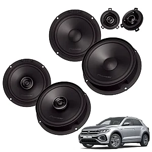 VW T-Roc 2017 - 2025 Pioneer Front Component and Rear Coaxial Speaker Upgrade Kit