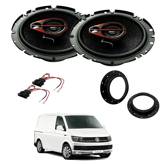 VW Transporter T6 2015 - 2019 Front Door Speaker Upgrade Kit