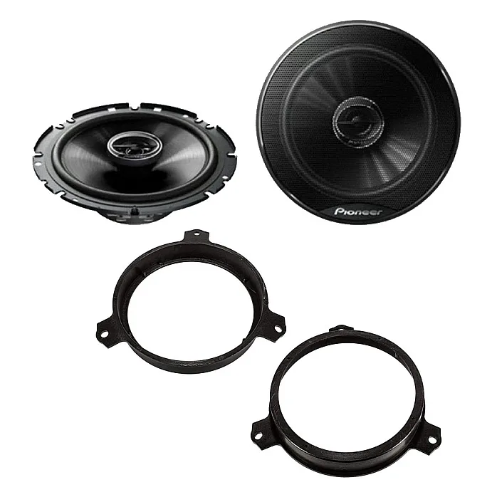 Toyota Aygo, Corolla, RAV4, Yaris Pioneer 6.3/4" Front Door Speaker Upgrade Kit
