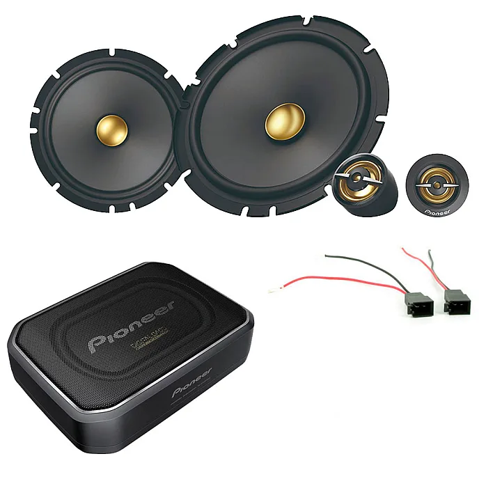 Peugeot Boxer 2019> 6.5" 2-Way Component Car Speaker and Subwoofer Upgrade Kit